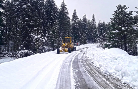 Kahramanmaraş'ta kar yağışı etkili oluyor
