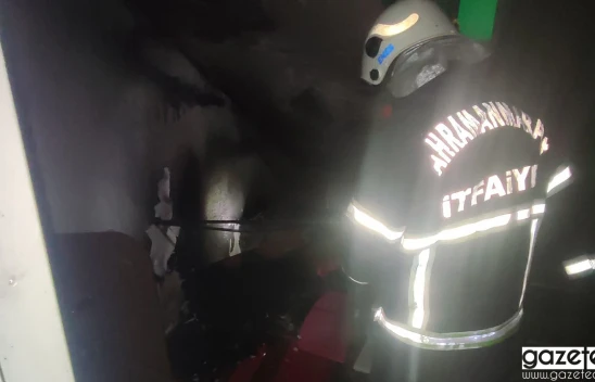 Kahramanmaraş'ta korkutan yangın faciası önlenerek söndürüldü