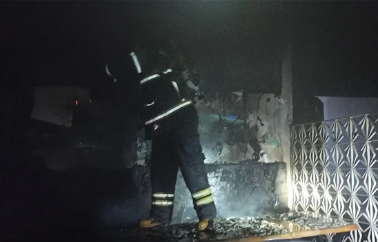 Kahramanmaraş'ta kuaför salonunda yangın