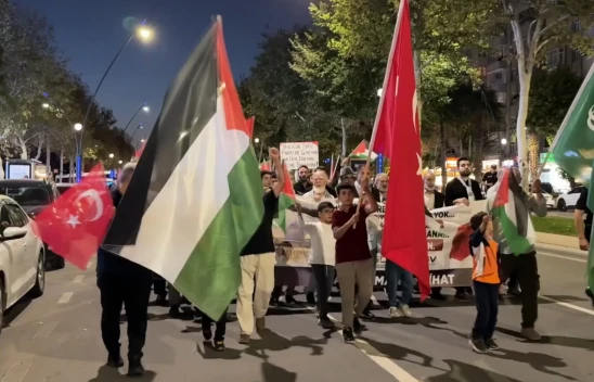 Kahramanmaraş'ta Kudüs ve Gazze için binlerce ses yükseldi