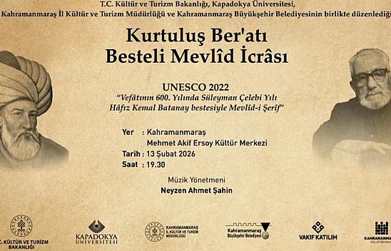 Kahramanmaraş'ta kültürel ve manevi mirası yaşatacak program