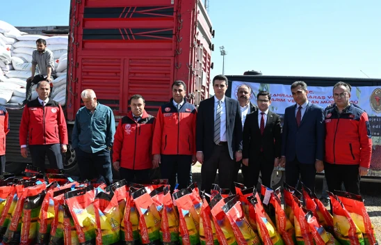 Kahramanmaraş'ta kurak arazilere umut eken proje