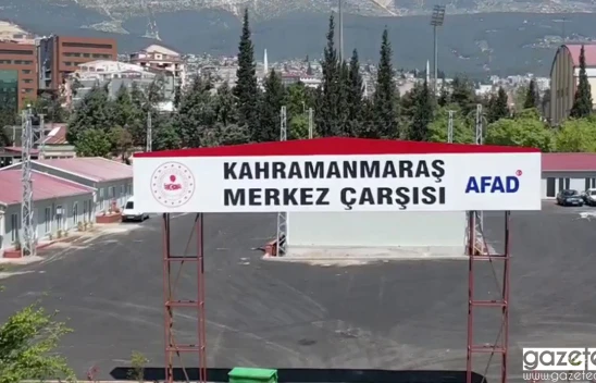 Kahramanmaraş'ta Merkez AFAD Çarşısı'nın tahliyesi için görüşmeler yapıldı