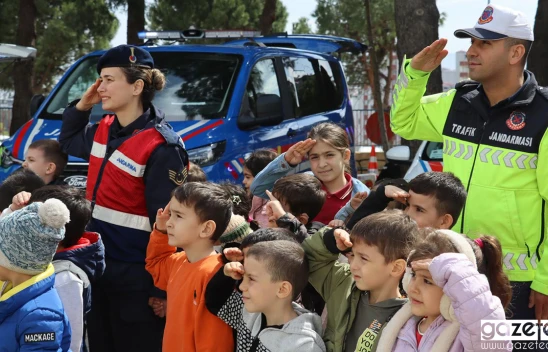 Kahramanmaraş'ta minik öğrencilere, Jandarma tanıtım etkinliği