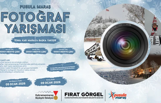 Kahramanmaraş'ta ödüllü fotoğraf yarışmasına başvurular başladı