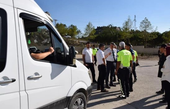 Kahramanmaraş'ta okul servislerine sıkı denetim