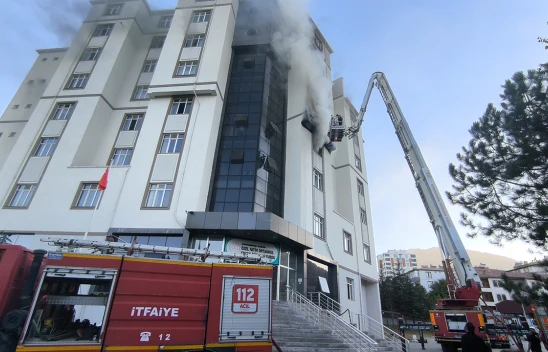 Kahramanmaraş'ta özel öğrenci yurdunda yangın