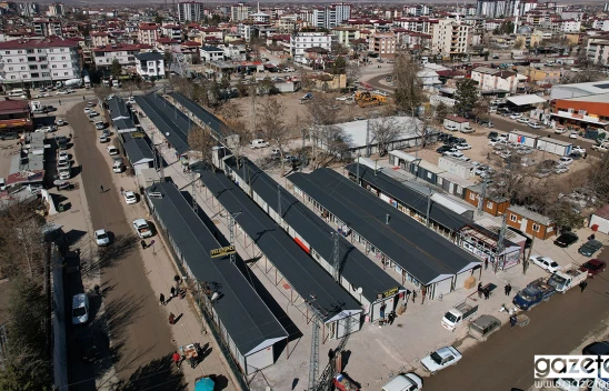 Kahramanmaraş'ta rezerv alandaki iş yerleri için 2 yeni çarşı kuruldu