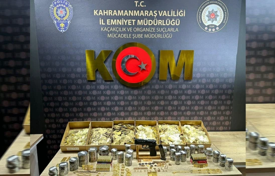 Kahramanmaraş'ta Sahte Altın Operasyonu! Merdiven altı atölyeye baskın