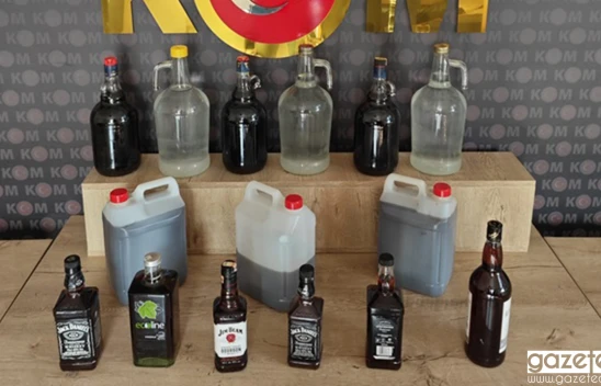 Kahramanmaraş'ta sahte içki operasyonu! 33 litre kaçak içki ele geçirildi