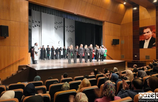 Kahramanmaraş'ta sanatın gücüyle, Filistin davasına dikkat çekildi