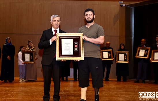 Kahramanmaraş'ta şehit ailelerine beratları teslim edildi
