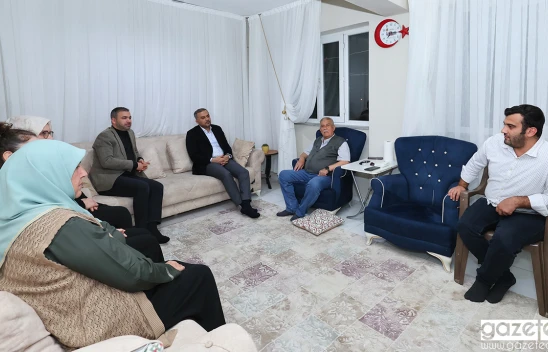 Kahramanmaraş'ta şehit aileleri yalnız bırakılmadı