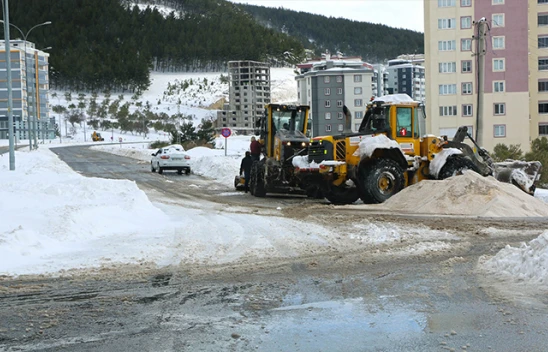 Kahramanmaraş'ta son 20 yılın kar yağışı rekoru kırıldı