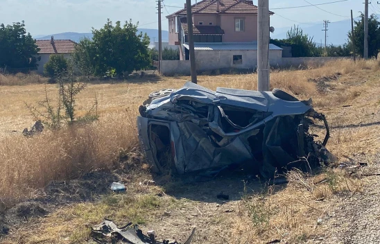 Kahramanmaraş'ta takla atan otomobilin sürücüsü öldü