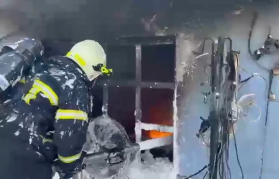 Kahramanmaraş'ta tarhana üretim tesisinde yangın paniği