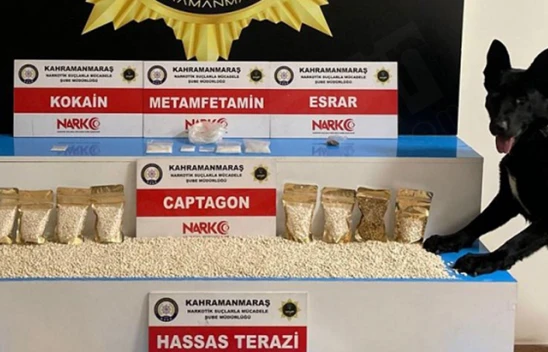 Kahramanmaraş'ta tarihi narkotik operasyon: 8 Gözaltı