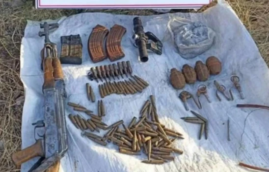 Kahramanmaraş'ta terör örgütü PKK'ya ait yaşam malzemeleri ele geçirildi