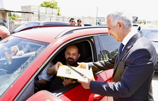 Kahramanmaraş'ta trafik denetimine Vali katıldı