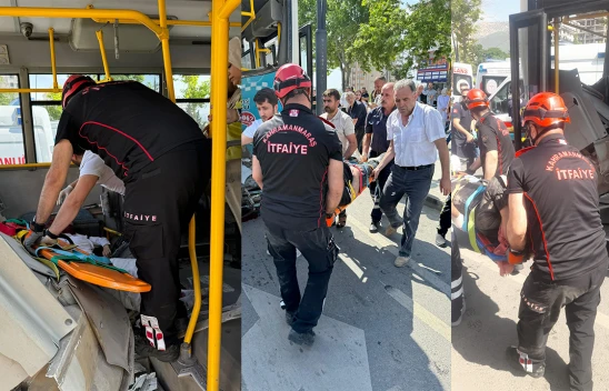 Kahramanmaraş'ta trafik kazası! 1 kişi öldü, 8 kişi yaralandı