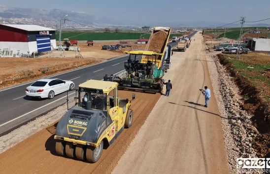 Kahramanmaraş'ta ulaşım standardını artıracak yol yatırımı sürüyor
