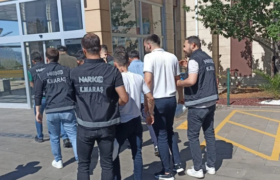 Kahramanmaraş'ta uyuşturucu operasyonuyla 13 şüpheli tutuklandı