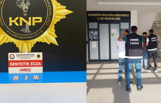Kahramanmaraş'ta uyuşturucu operasyonu! 2 şüpheli tutuklandı