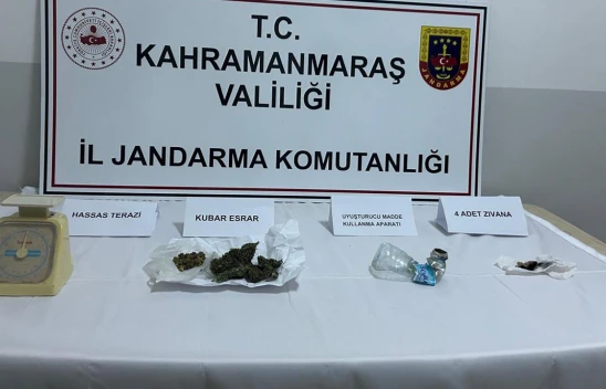 Kahramanmaraş'ta uyuşturucu operasyonlarında yakalanan şüpheli tutuklandı