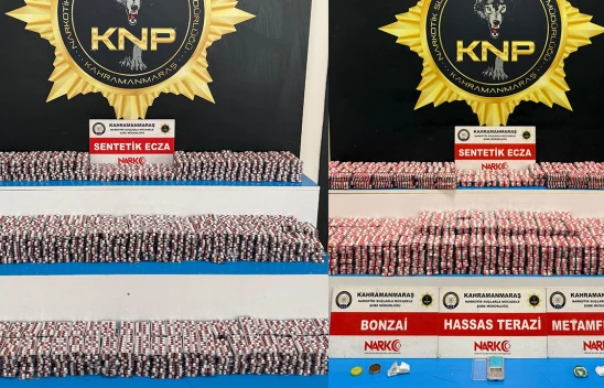 Kahramanmaraş'ta uyuşturucu tacirlerine operasyon