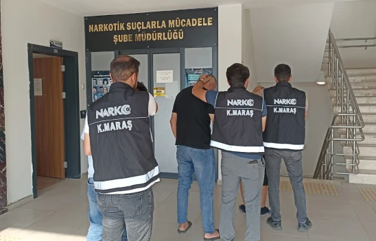 Kahramanmaraş'ta uyuşturucu tacirleri yakalandı