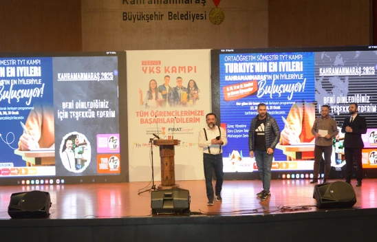 Kahramanmaraş'ta YKS Kampı başladı