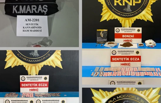 Kahramanmaraş'ta zehir tacirlerine büyük darbe