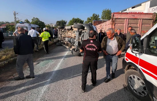 Kahramanmaraş'ta zincirleme trafik kazası! 10 yaralı