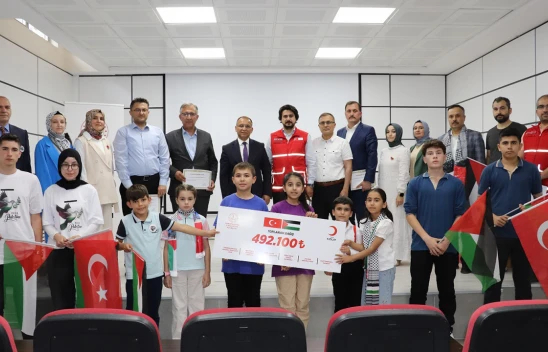 Kahramanmaraş'tan Filistin'e gönül köprüsü kuruldu