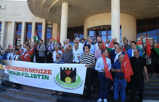 Kahramanmaraş'tan Küresel Sumud Filosu'na düzenlenen saldırıya tepki