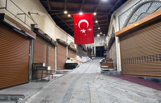 Kahramanmaraş Tarihi Kapalı Çarşı'da ışık yeniden doğuyor