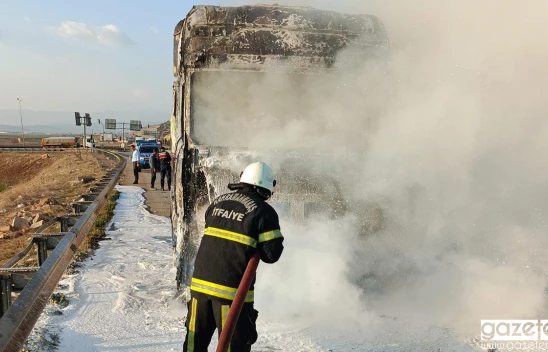 Kahramanmaraş tır yangını