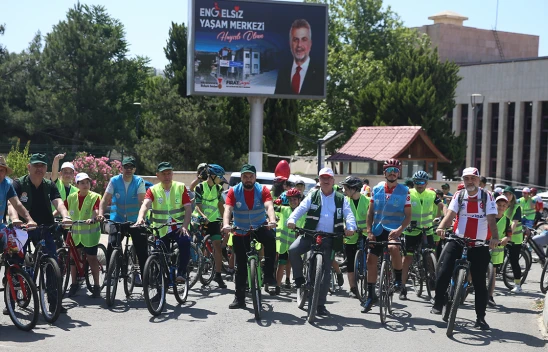 Kahramanmaraş ve çevre illerde 12'nci Yeşilay Bisiklet Turu düzenlendi