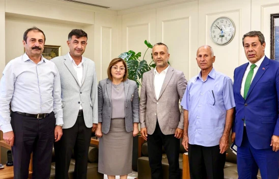 Kahramanmaraş Ziraat Odası Başkanlarından Fatma Şahin'e ziyaret