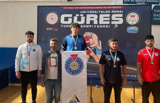 Kahramanmaraşlı güreşçilerden Türkiye şampiyonasında gururlandıran başarı
