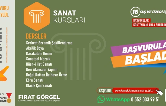 KAMEK''te yeni dönem kurs kayıtları başladı