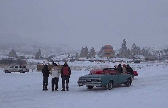 Kapadokya'da balon turları iptal edildi