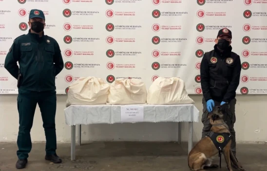 Kapıkule'de bir kamyonette 36 kilo 180 gram kokain ele geçirildi