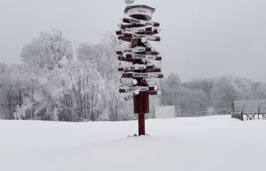 Kar kalınlığı 55 santimetre ölçüldü