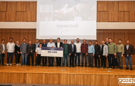 Kipaş Tekstil İnovasyon Yarışmasında 1. olan proje ödülünü sosyal yardıma aktardı