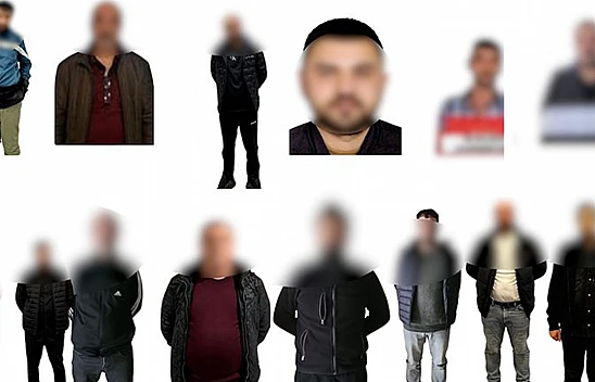 Kırmızı bültenle aranan 13 şüpheli ile ulusal seviyede aranan 1 kişi yakalandı