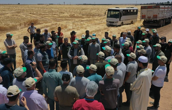 Mezopotamya'nın kalbinde hasat mesaisi başladı