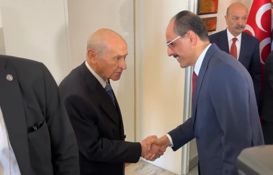 MHP Genel Başkanı Bahçeli, MİT Başkanı Kalın ile görüştü