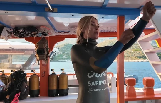 Milli sporcu Şahika Ercümen, 10 yıl sonra nefesini yine Gazze için tutacak