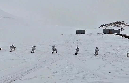 MSB'den kış tatbikatı paylaşımı